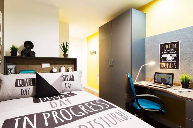 Bedrooms in Bentley House Student Accommodation