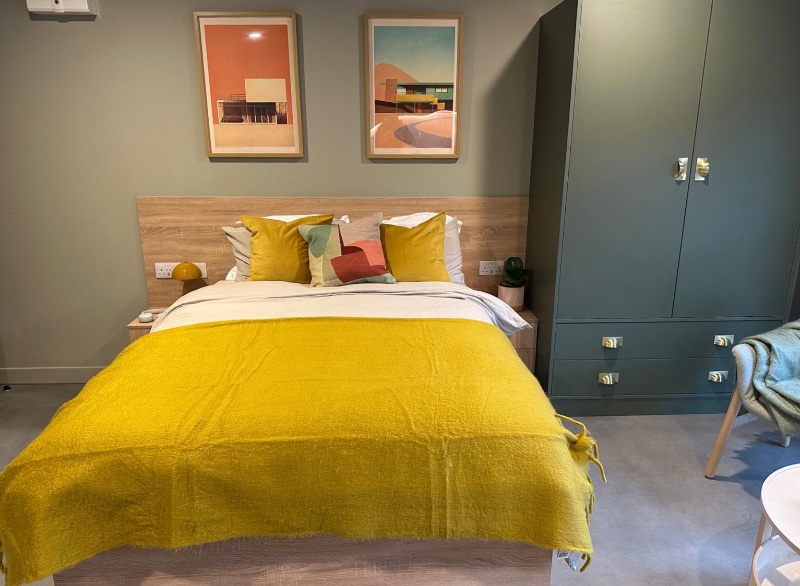 Store House bedroom furniture in Leeds student accommodation example